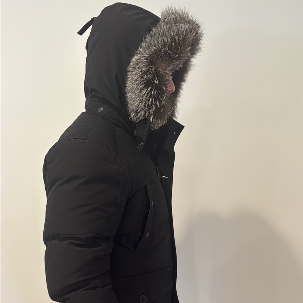 Men's Moose Knuckles Post Dufferin Fox Fur-Trimmed Jacket - Picture 6 of 9